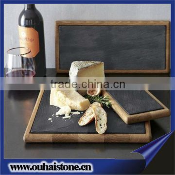 Best bread slate cheese boards with wooden protective tray stone dinner plates