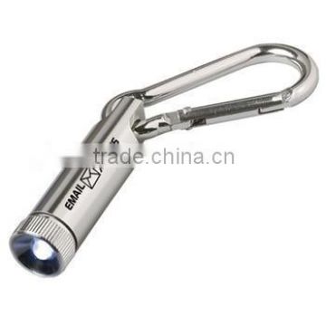 Aluminum Custom Keychain and Carabiner Flashlight