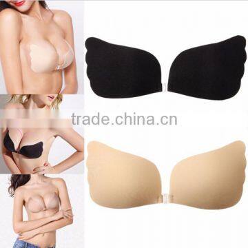 Ideal fashions LALA New Womens Self Adhesive Stick On Wing Strapless Backless Invisible Push Up Bra Free Shipping wholesale bra