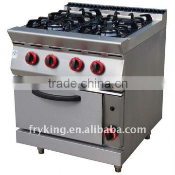 Gas Range with 4 Burners and Oven