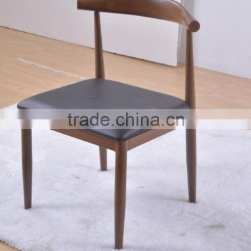 Wooden High End Leather Cafe Chair (FOH-NCP11)