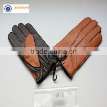 2014 new collection High Quality assorted Leather Glove for men
