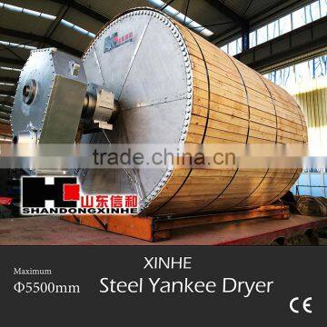 Steel Yankee dryer for paper machinery made by Shandong Xinhe