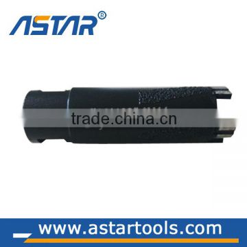 Diamond dry core drill bits for marble granite and tile