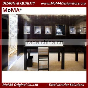High End Glass Jewelry Display Cabinet, Jewelry Display Case LED Lights