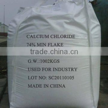 factory sale calcium chloride 77% flakes