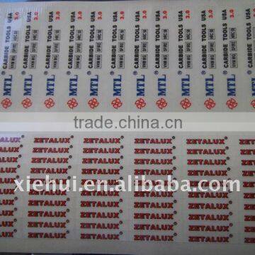 adhesive sticker