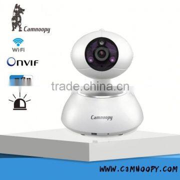 Onvif H.264 PT pan&tilt Wireless PT ip camera Two-way audio 128GB SD card dome ip camera Max 64ch wireless alram sensor