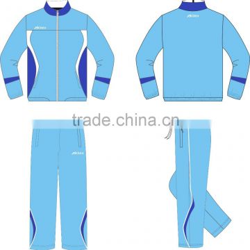 Custom new design blue long sleeve man jacket