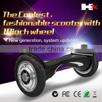 HX 10 inch self balancing electric scooter with bluetooth UL certificated