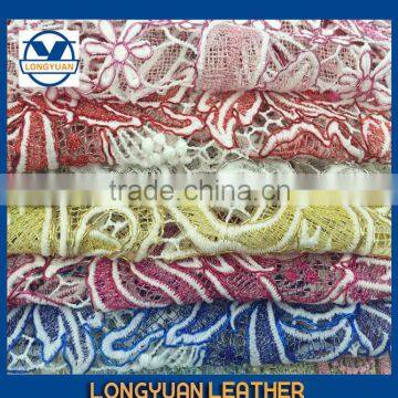 colorful lace fabric for garment south America
