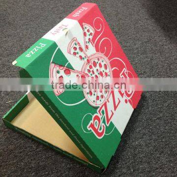 custom eco-friendly pizza box/flexo logo pizza box