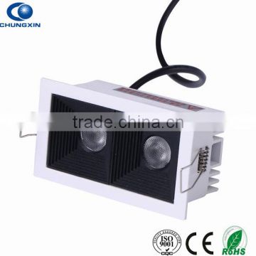 6w square led grille downlight indoor downlights