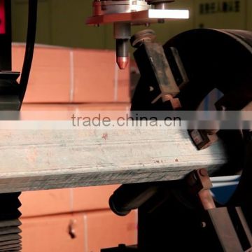 cnc plasma and flame cutting square pipes machine