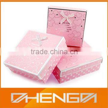 Hot!!! Customized Made-in-China Pink Girls Valentine's Day Decorative Gift Box(ZDC13-022)