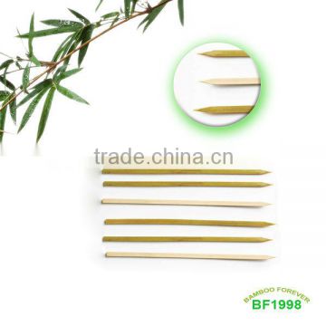 25cm Natural flat bamboo skewers