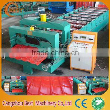 Metal Roof Tile Plate Making Roll Forming Machine