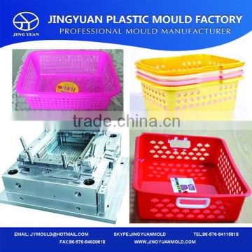 China OEM durable household plastic picnic basket mould injection picnic basket mold in taizhou zhejiang