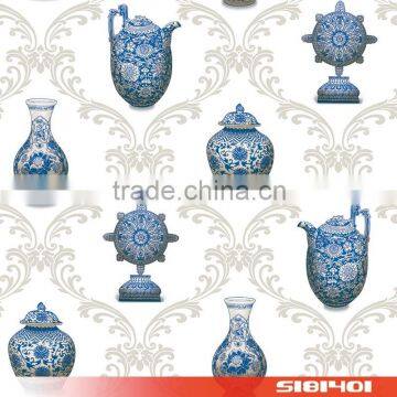 china ceramic porcelain pvc wallpaper wallcovering S181401