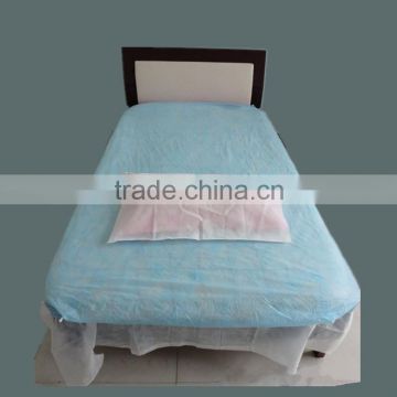 disposable hospital use white bedding sheet set wholesale