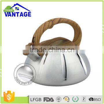 High temperature lacquer stainless steel tea kettle water whistling kettle for all heater