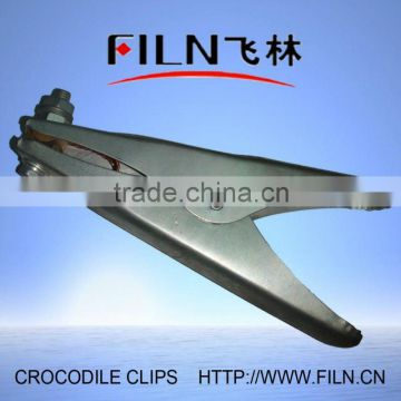 200mm big iron battery alligator clamp with screw