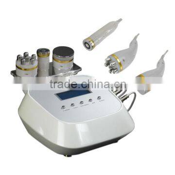 Home design machine radio frequency facial with 5mhz multipolar rf,5mhz bipolar rf and 40k cavitation