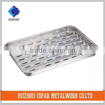 High quality disposible aluminium embossed tray