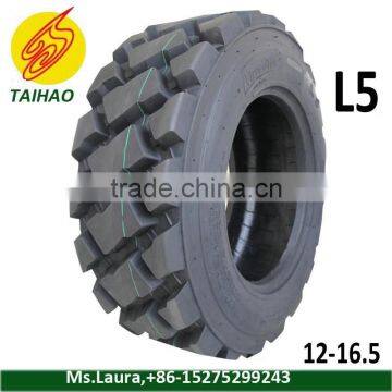 12x16.5 bobcat skid steer tire L5(SKS-5) direct from factory