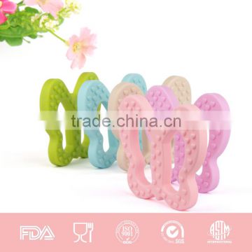 Safety heath nontoxic teething toy silicone teether