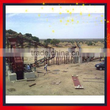 Complete gravel crushing and sand making plant stone production line