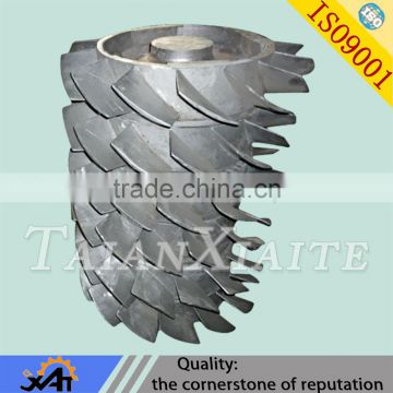 Finely processed,high abrasion impeller,alloy steel,lost wax casting,CNC machining,mining machine parts,OEM service.