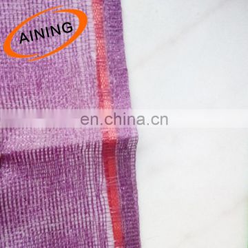 High quality cheap price reusable fine mesh vegetable bag for onions