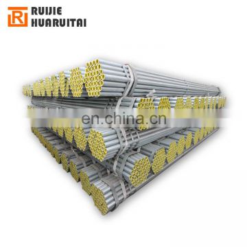 Hot dip galvanized length 5.8m steel pipe for building materials