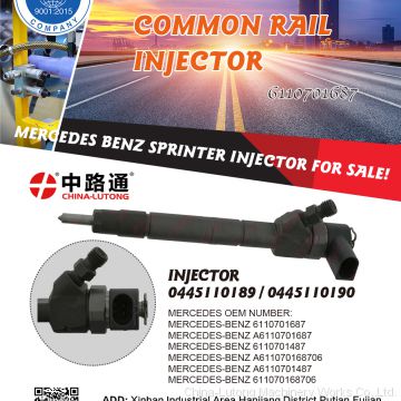 CRDI common rail injectors 6110701687 for mercedes benz injectors for sale from China supplier