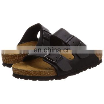 Classic Cork Stock Arizona Unisex Leather Sandal Custom Casual Wear Amazon Cork Outdoor Beach Sandals Slippers