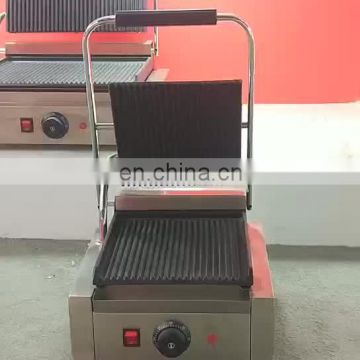 commercial stainless steel panini grill, sandwich maker, contact grill