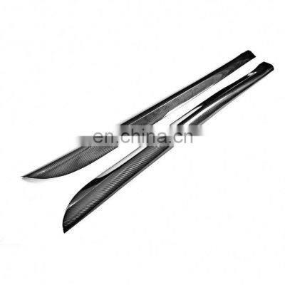 X5 F15 Carbon Fiber Side Skirts Extensions for BMW M-Sport X5M 14-18