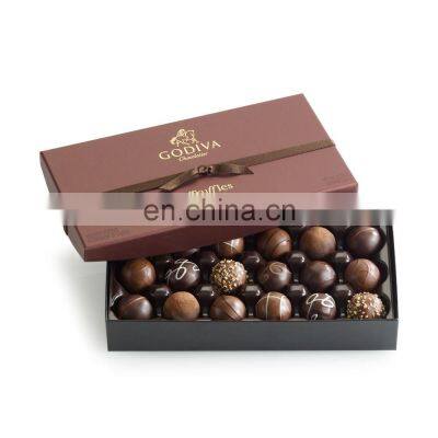 Luxury chocolate box food grade sugar package box candy paper gift box