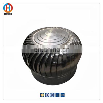 Self Rotating  Non Power Wind Powered Rooftop Ventilator Fan for Non Electric