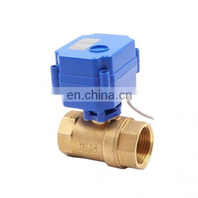 DN8 CWX-15N DN15 brass 5v motorized valve dn8 dn20 ss304 motorized 1/4 ball valve