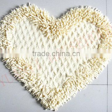 heart shaped bath mats top quality chenille bath mat