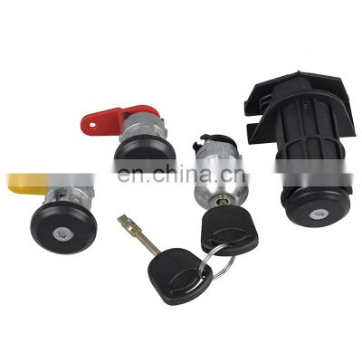 COMPLETE LOCK SET IGNITION SWITCH LEFT RIGHT DOOR LOCK TRUNK LOCK FOR FORD KA FIESTA COURIER ESCORT 3N21 F22050 BB