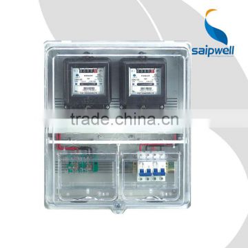 SAIP/SAIPWELL Stealing-Electricity Prevention 220V/380V Electronic and Mechanical Electric Meter Box