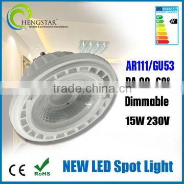 GU53 small led bulb,AR111 GU53 RA80 60degree Dimmable 15w 230v,wholesale small led bulb