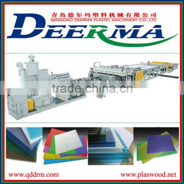 corrugated plastic sheet producing machinery