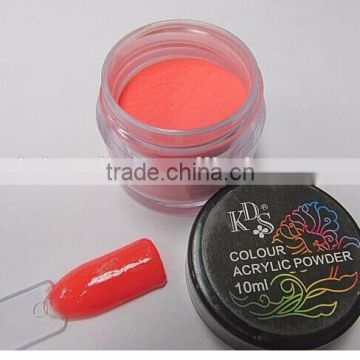 10ml colorful shining nail glitter color acrylic nail powder