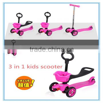 dependable best price kids kick scooter with trikke with good quality from mf sgs patent