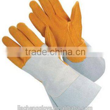 Welding Leather Gloves, cow split leather welding gloves