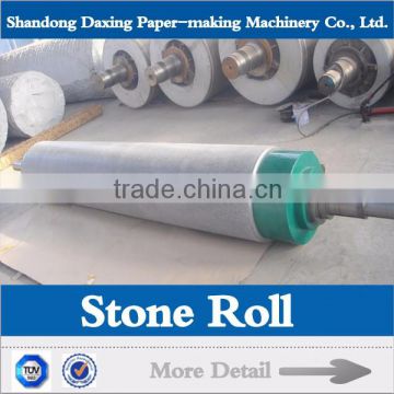 artificial stone roll for waste paper pulp machine